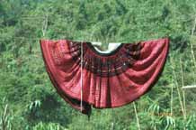 Jpeg 78K Vietnamese Hmong batik, cross-stitch and applique skirt